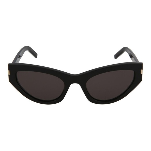 Saint Laurent Cat Eye Sunglasses Black - Picture 3 of 9